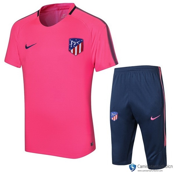 Camiseta Entrenamiento Atlético Madrid Conjunto Completo 2017-18 Rosa